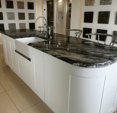 Granite kitchen worktop by RH Stone Surfaces