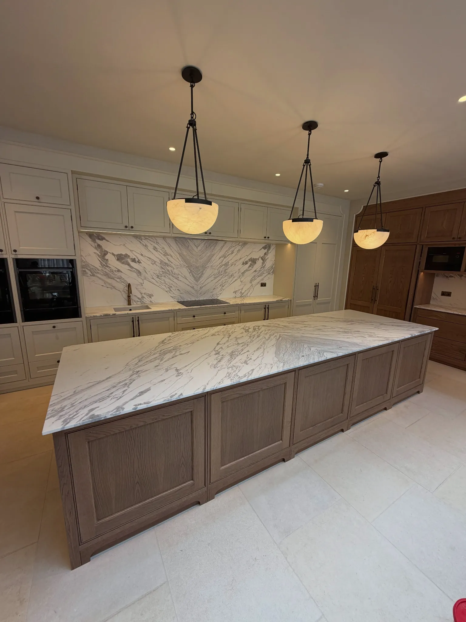 Fantasy Brown marble kitchen island worktops by RH Stone Surfaces