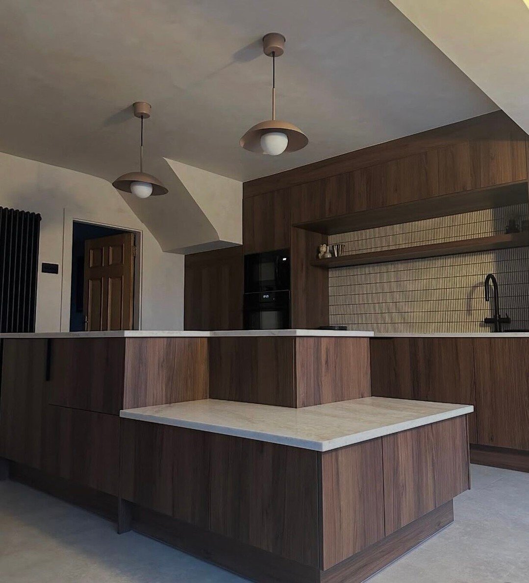 Taj Mahal Worktops photographed by RH Stone Surfaces, supplied as inspiration for Blyth customers