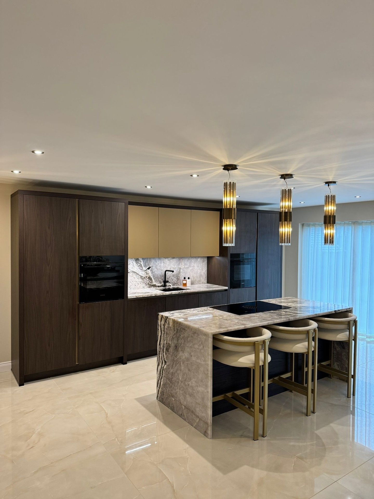 Luxury quartzite kitchen island in Newcastle by RH Stone Surfaces